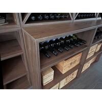 Photo du produit 'Syst�me modulable CAVEPRO, finition bois noyer'