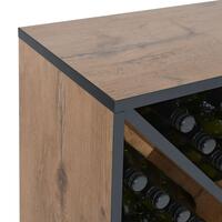 Photo du produit 'Module en croix X, finition ch�ne rustique avec bordure anthracite'