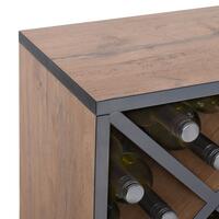 Photo du produit 'Module en losange, finition ch�ne rustique avec bordure anthracite'
