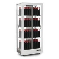 Armoire � vin TECA VINO, stockage vertical, blanc mat (version professionnelle)