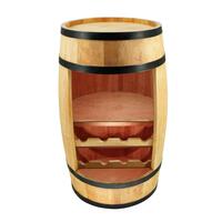 Barrique � vin en aulne massif, huil� naturel avec �clairage