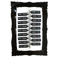 Photo du produit 'Cadre noir, acrylique ELBA, avec �tag�re murale acrylique'