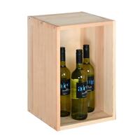 Caisse � bouteilles VENETO, en pin naturel