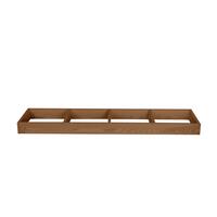 Casier � vin 60 cm, socle 120 cm de large, teint� brun