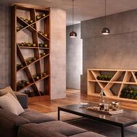 Photo du produit 'Casier � vin Odin en bois de ch�ne'
