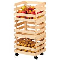 Photo du produit 'Corbeilles � fruits & l�gumes sur roulettes'