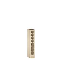 Etag�re � vin PRESTIGE 13, ch�ne massif nature