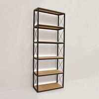 Etag�re � vin STYLE M�lange Bois & M�tal avec �clairage
