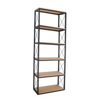 Etag�re � vin STYLE M�lange Bois & M�tal sans �clairage