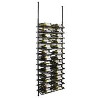 Photo du produit 'Etag�re � vin en m�tal BLACK PURE SELECT fixation plafond, mod�le 2'