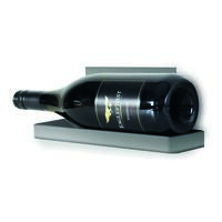 Photo du produit 'Etag�re � vin murale en m�tal argent� pour une bouteille de 0,75l'