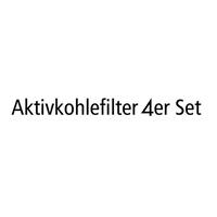 Filtre � charbon actif, lot de 4