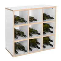 Photo du produit 'Module � 9 compartiments, blanc alpin avec bordure nature'