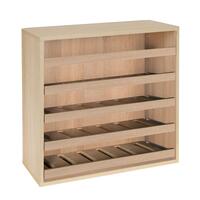 Module avec clayettes, finition ch�ne clair