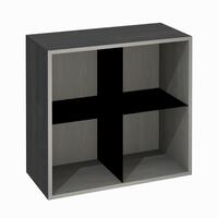 Photo du produit 'Module avec grille en m�tal, finition fr�ne graphite'