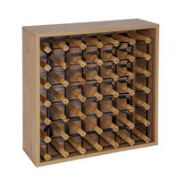 Photo du produit 'Module d'�tag�re pour 36 bouteilles - finition ch�ne rustique'