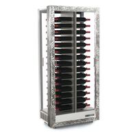 R�frig�rateur � vin TECA VINO argent, stockage horizontal