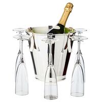 Photo du produit 'Seau rafra�chisseur � bouteilles CALO avec supports pour 6 verres'