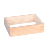 Socle, 30 cm de largeur, en pin naturel
