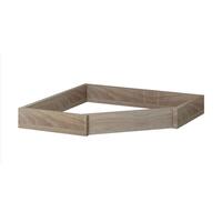 Socle pour module d�ngle, finition ch�ne clair