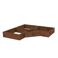 Socle pour module d' angle, pin teint�