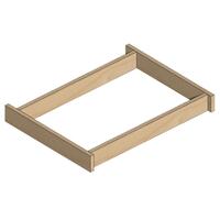 Socle pour module profond, finition ch�ne clair
