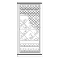 Syst�me d�tag�re � vin PIEMONT, bois de sapin, anthracite, mod�le 12