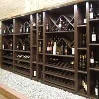 Photo du produit 'Syst�me d�tag�res � vin PIEMONT, placage ch�ne, brun fonc�,'