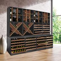Photo du produit 'Syst�me modulable CAVEPRO en bois, finition d�cor fr�ne/poirier'