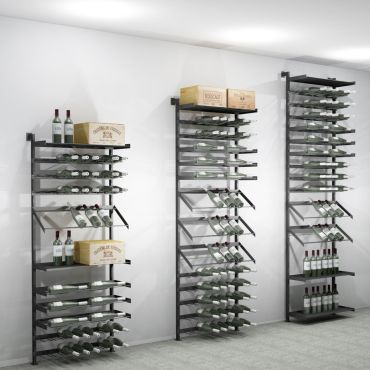 Etagère range bouteilles detroit casier à vin design industriel