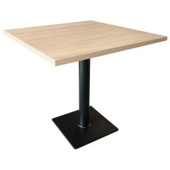 Table de bistrot CAVEPRO, finition chêne clair