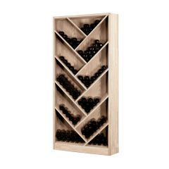 Étagère à vin PRESTIGE 11.2, chêne massif nature