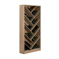 Étagère à vin PRESTIGE 11.2, chêne massif teinté