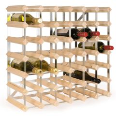 Étagère TREND en pin naturel, pour 42 btl.