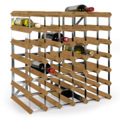 Étagère à vin TREND P30 cm en pin teinte claire, pour 42 btl