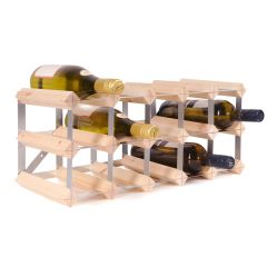 Étagère TREND en kit, pin naturel, pour 15 btl.