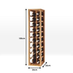 Étagère à vin PROVINALIA module 13, chêne massif