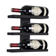 Étagère à vin murale pour 3 magnums