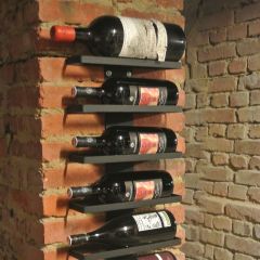 Étagère à vin murale pour magnums