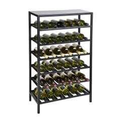 Etagère à vin en métal BLACK PURE modèle 12