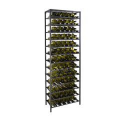 Etagère à vin en métal BLACK PURE modèle 2