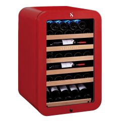 	Armoire à vin WL120F, 83cm, 40 bouteilles, rouge