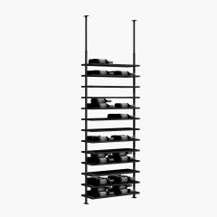 Etagère à vin en métal BLACK PURE SELECT fixation plafond, modèle 2