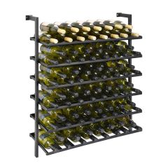 Etagère à vin murale en métal BLACK PURE H 100cm