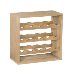 Étagère à vin 50 cm, module STANDARD, bois naturel