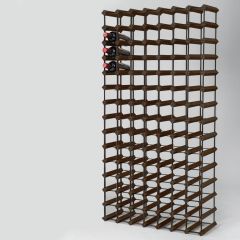 Étagère à vin TREND PREMIUM pour 105 bouteilles (H 143,5 x L 73,5 cm) en brun foncé