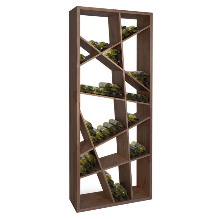 Casier à vin ODIN, chêne teinté