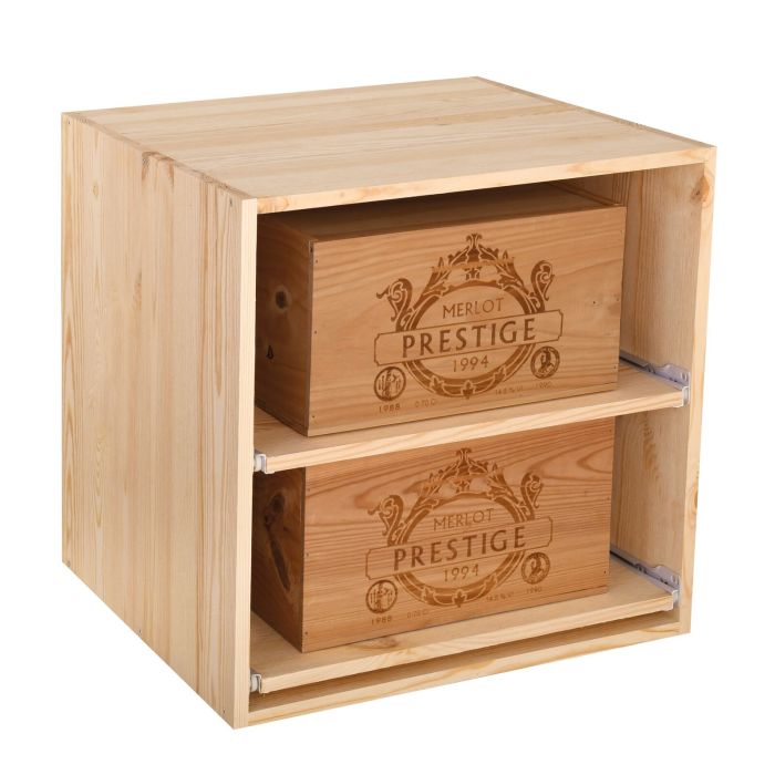 Caisse en bois H. 25cm, vente au meilleur prix