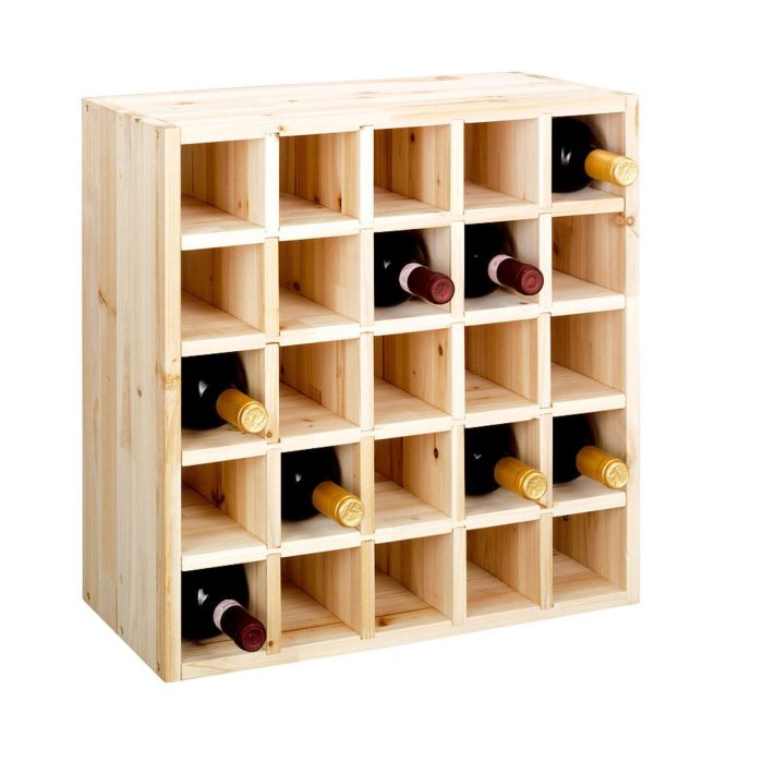 Casier à vin CUBE 52, en bois non traité, casiers