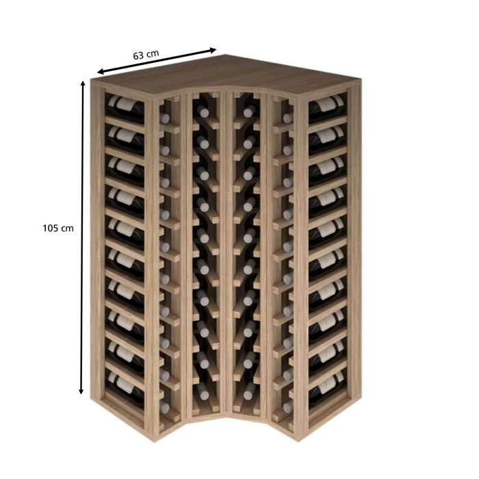 Etagère à vin PROVINALIA module 9, chêne massif